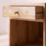 Wooden Home Decor Solid Wood Bed Side Table - Image 2