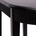 Handcrafted Wooden Black Finish Console Table - Image 8