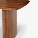Handcrafted Natural Finish Dining Table - Image 5