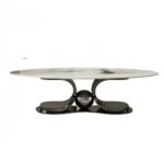 Antique White & Black Embrace Coffee Table - Image 3