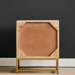 Wooden Home Decor Rattan Webbed Bedside Table - Image 4