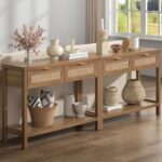 Handmade Wooden Console Table - Image 3