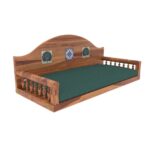 Traditional Antique Tiled Handmade Wooden Swing for Home [Jhula] - Image 3