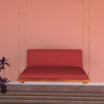 Vintage Soft Touch Upholstery Wooden Swing for Home [Jhula] - Image 4