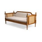 Handcrafted Wooden Three Seater Modern Sofa - Image 2