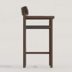 Antique Design Square Barstool - Image 4