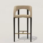 Antique Design Square Barstool - Image 4