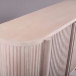 Handcrafted Mango Wood Chest Of Drawer Pink Finish - Image 4