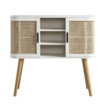 Handcrafted White Console & Sideboard | Mango Wood - Image 3