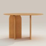 Wooden Mango Wood Round Dining Table - Image 5