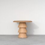 Antique 2 Steer Dinning Table - Image 4