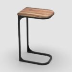 Wooden Modern Finish Side Table - Image 2