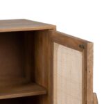 Solid Wood Rattan Sideboard in Sheesham Wood - Image 6