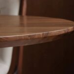 Solid Wood Dining Table round dining table - Image 4
