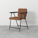 Handcarved Wooden Antique Cafe Chair - Image 2