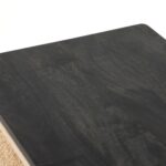 Wooden Curve Rattan Bedside Table - Image 4