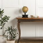 Handcrafted Wooden Artistic Natural Finish Console Table - Image 2