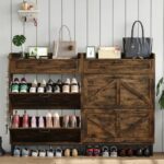 Shoe Rack Flip Drawers & Open Shelves - Image 3