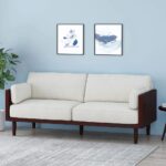 Wooden Artistic Teak Wood 2 Seater Sofa - Image 2