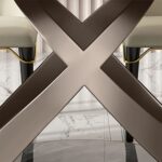 Antique Grey Modern Dining Set - Image 3