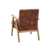 Antique Arm chair Leather - Image 4