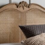 Solid Mango bed with natural finish - Image 4