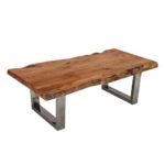 Edge coffee table with steel legs - Image 5
