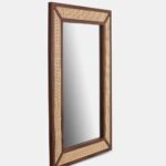 Cane Wooden Mango Wood Wall Mirror - Image 6