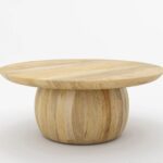 Villa Adrian Solid Wood Round Top Coffee Table - Image 5