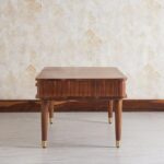 Handcrafted Wooden Two Drawer Solid Coffee Table - Image 3