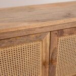 Rattan 2 Doors Sideboard - Image 4