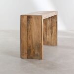 Handmade Design Console Table Natural Finish - Image 3