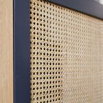Solid Wood Rattan 4 Poster Bed - Image 4