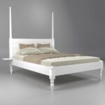 Eros Solid Wood Poster Bed - Image 3