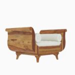 Wooden Artistic Handmade Sofa - Image 4