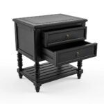 Wooden Ashley Bedside Table in Solid Wood - Image 5