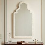 Bone Inlay Mirror Frame Wall Decorative Wooden Vanity Mirror Luxury Home Decor - Image 4