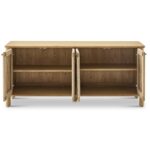 Wooden Solid Wood 2 Door Sideboard for Jhuta Design - Image 3