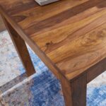 Handcrafted Solid Sheesham Wood Dining Table - Image 3