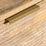 Handcrafted Wooden Tv Cabinet – Natural Finish - Image 3