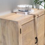 Wesley Two Doors Rattan Cabinet & Sideboard - Image 7