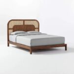 Handcrafted Wooden Cane Bed Furniture - Image 2