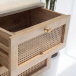 Eliza Rattan Wood Sideboard - Image 7