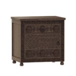 Handcrafted Curved Bedside Table - Image 3