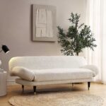 Sale Solna 2-Seater Sofa Bed, Beige Boucle