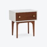 Wooden Solid Wood Bedside Table - Image 3