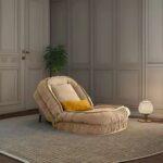 Wooden Artistic Floor Sofa Bed - Image 3