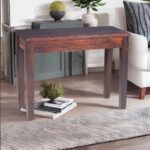 Handcrafted Natural Console Table - Image 4