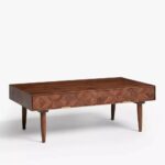 Handcrafted Wooden Hand Carving Coffee Table Furniture - Image 5