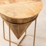 Wooden Coffee Table Conical - Image 2